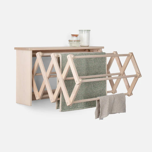 Maple Wall-Mounted Clothes Rack