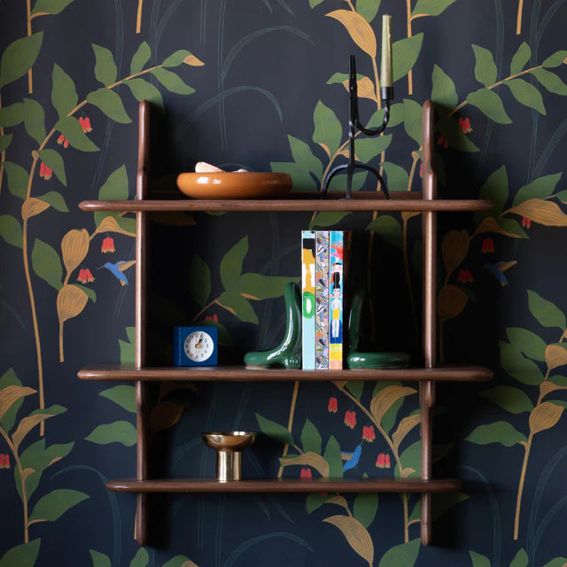 Walnut Wall Shelf