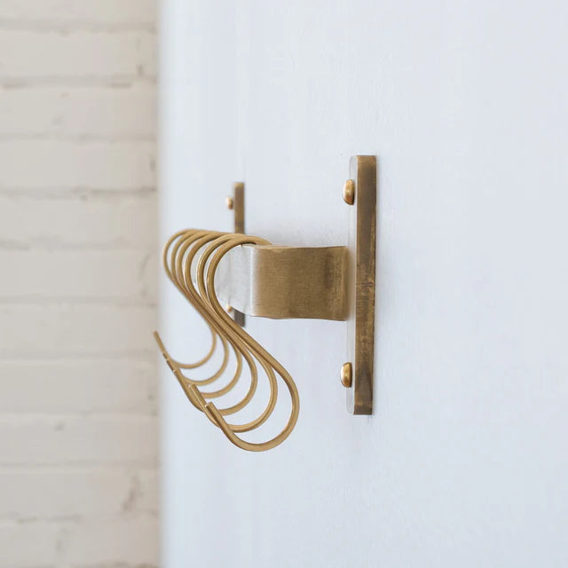 Multipurpose Rail - Natural Brass