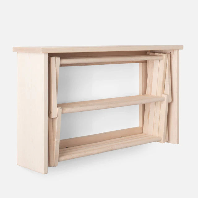 Maple Wall-Mounted Clothes Rack