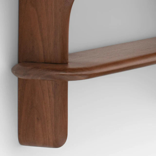 Walnut Wall Shelf